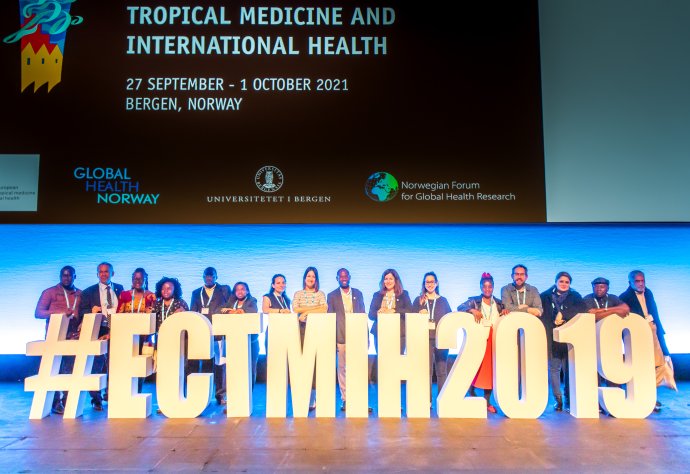 RSTMH team and delegates at ECTMIH 2019 in Liverpool. 