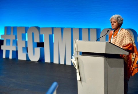 Dr Soumya Swaminathan, WHO’s Chief Scientist speaking at ECTMIH 2019