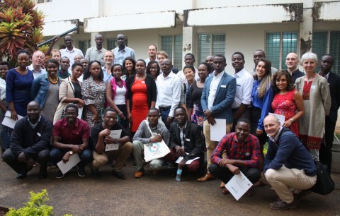 All the presenters from East African Research in Progress meeting in Moshi this September
