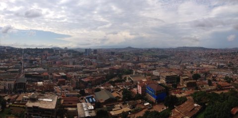Kampala, capital city of Uganda.