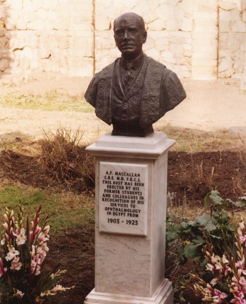 Renovation of Arthur’s commemorative bust. 1992