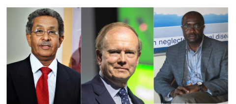 Professor Fahal, Professor Hay and Dr Asiedu Professor Fahal, Professor Hay and Dr Asiedu