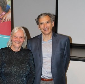 Past President Professor Janet Hemingway and Dr Ethan Bier