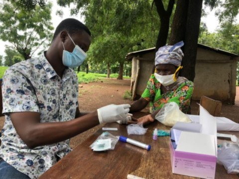 HIV screening in rural communities. Credit: Joshua Kwabena Aniaku