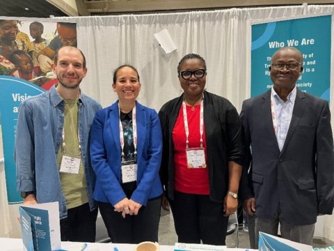 Tom Pinfield, Tamar Ghosh, Professor Margaret Gyapong and Dr Boakye Boatin Tom Pinfield, Tamar Ghosh, Professor Margaret Gyapong and Dr Boakye Boatin