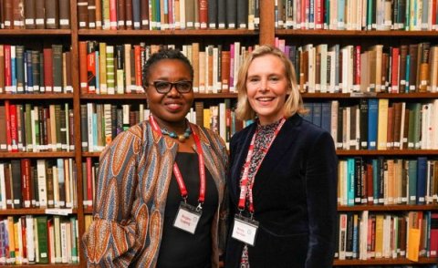 RSTMH Joint Presidents Professor Margaret Gyapong and Dr Wendy Harrison