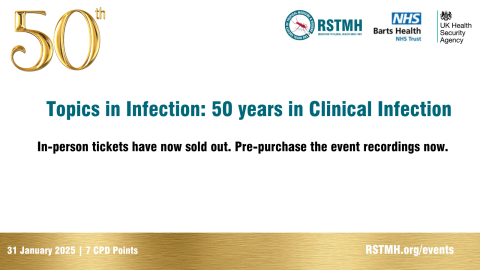 Topics in Infection: 50 years in Clinical Infection. In-person tickets have now sold out. Pre-purchase the event recordings now.